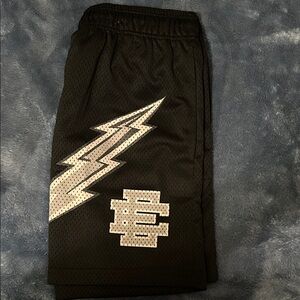 Eric Emanuel Black Mesh Athletic Shorts